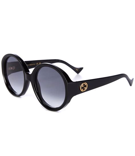 gucci 56mm round sunglasses|gucci eyewear round frame sunglasses.